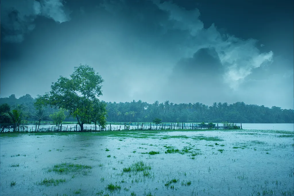 Monsoon Kerala waterfalls